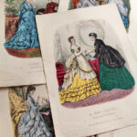 collection de gravures de mode, la mode illustrée