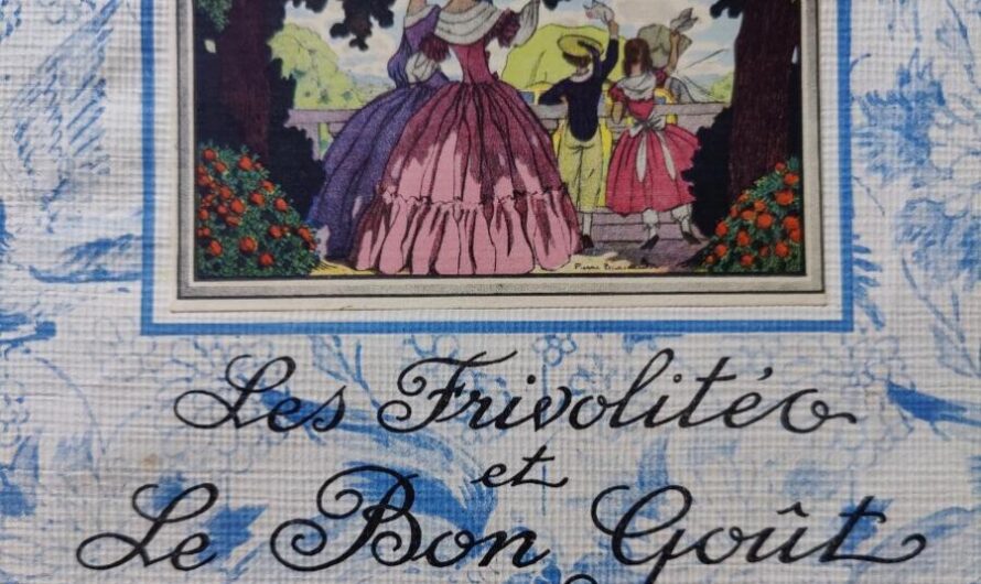 Brochure Art Déco : Les Frivolités et le Bon Goût à Paris